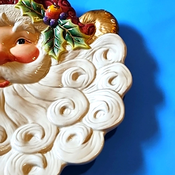 Fitz And Floyd Holiday Canape Plate - Picture 4 of 9